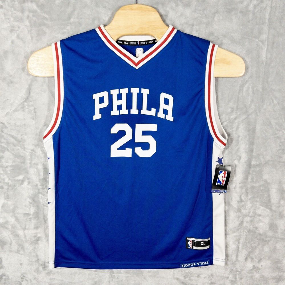 NWT‎ NBA Apparel Philadelphia Ben Simmons Jersey Youth XL 18/20